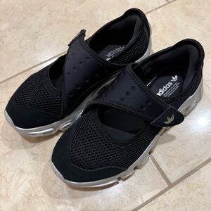 Adidas Adifom Megajane Black Mesh Mary Jane Sneakers